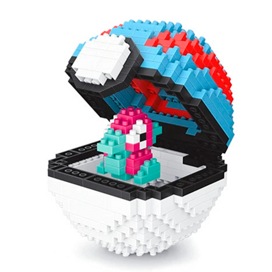 Pokemon Great Ball Nanoblock 430 pcs pokeblocks.shop