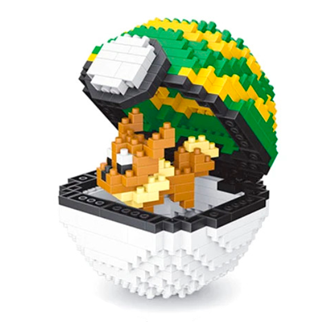 Pokemon Nest Ball Nanoblock 450 pcs pokeblocks.shop