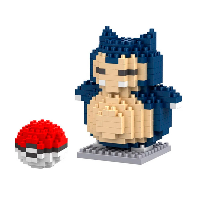 Pokemon Snorlax Nanoblock 268 pcs pokeblocks.shop