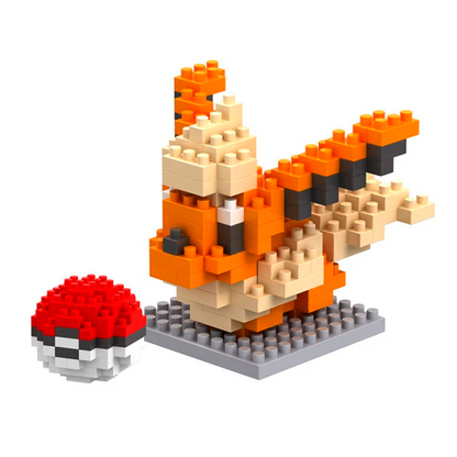 Pokemon Flareon Nanoblock 146 pcs pokeblocks.shop