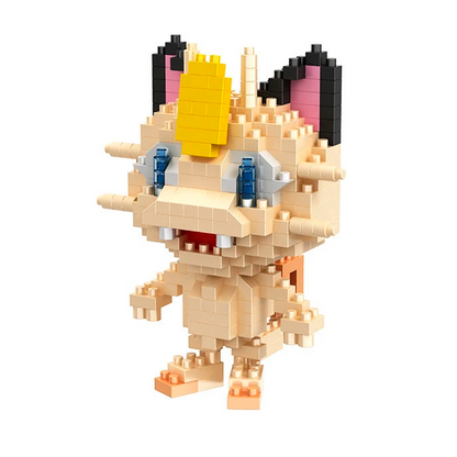 Pokemon Meowth Nanoblock 311 pcs pokeblocks.shop