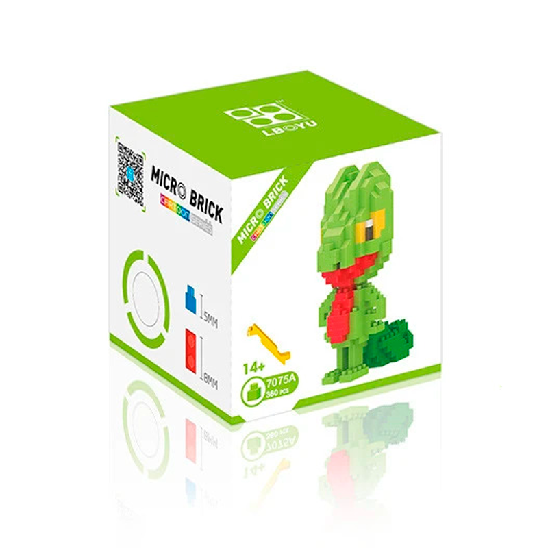 Box Pokemon Treecko Nanoblock 360 pcs pokeblocks.shop