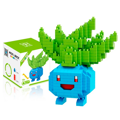 Box Pokemon Oddish Nanoblock 400 pcs pokeblocks.shop