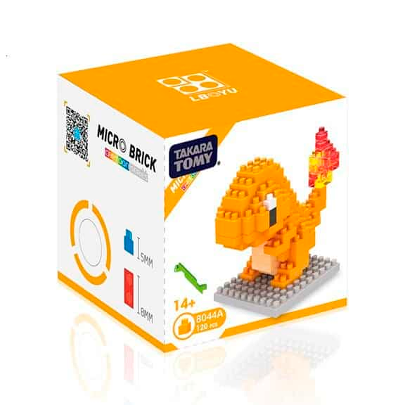 Box Pokemon Charmander Nanoblock 188 pcs pokeblocks.shop