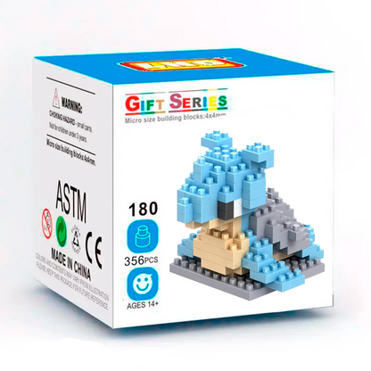 Box Pokemon Lapras Nanoblock 210 pcs pokeblocks.shop