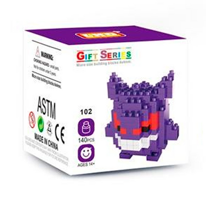 Box Pokemon Gengar Nanoblock 228 pcs pokeblocks.shop