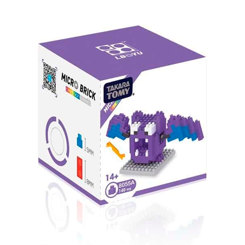 Box Pokemon Golbat Nanoblock 206 pcs pokeblocks.shop