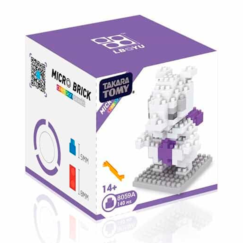 Box Pokemon Mewtwo Nanoblock 194 pcs pokeblocks.shop