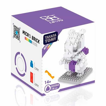 Box Pokemon Mewtwo Nanoblock 194 pcs pokeblocks.shop