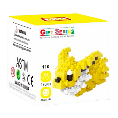 Box Pokemon Jolteon Nanoblock 231 pcs pokeblocks.shop