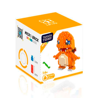 Box Pokemon Baby Charmander Nanoblock 298 pcs pokeblocks.shop