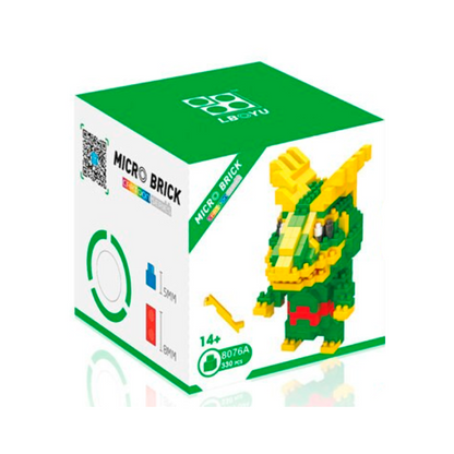 Box Pokemon Kecleon Nanoblock 332 pcs pokeblocks.shop