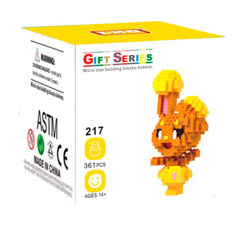 Box Pokemon Buneary Nanoblock 300 pcs pokeblocks.shop