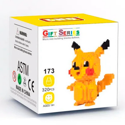 Box Pokemon Pikachu Nanoblock 326 pcs pokeblocks.shop