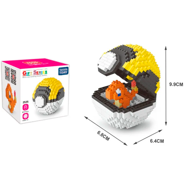 Box Pokemon Ultra Ball Nanoblock 417 pcs pokeblocks.shop